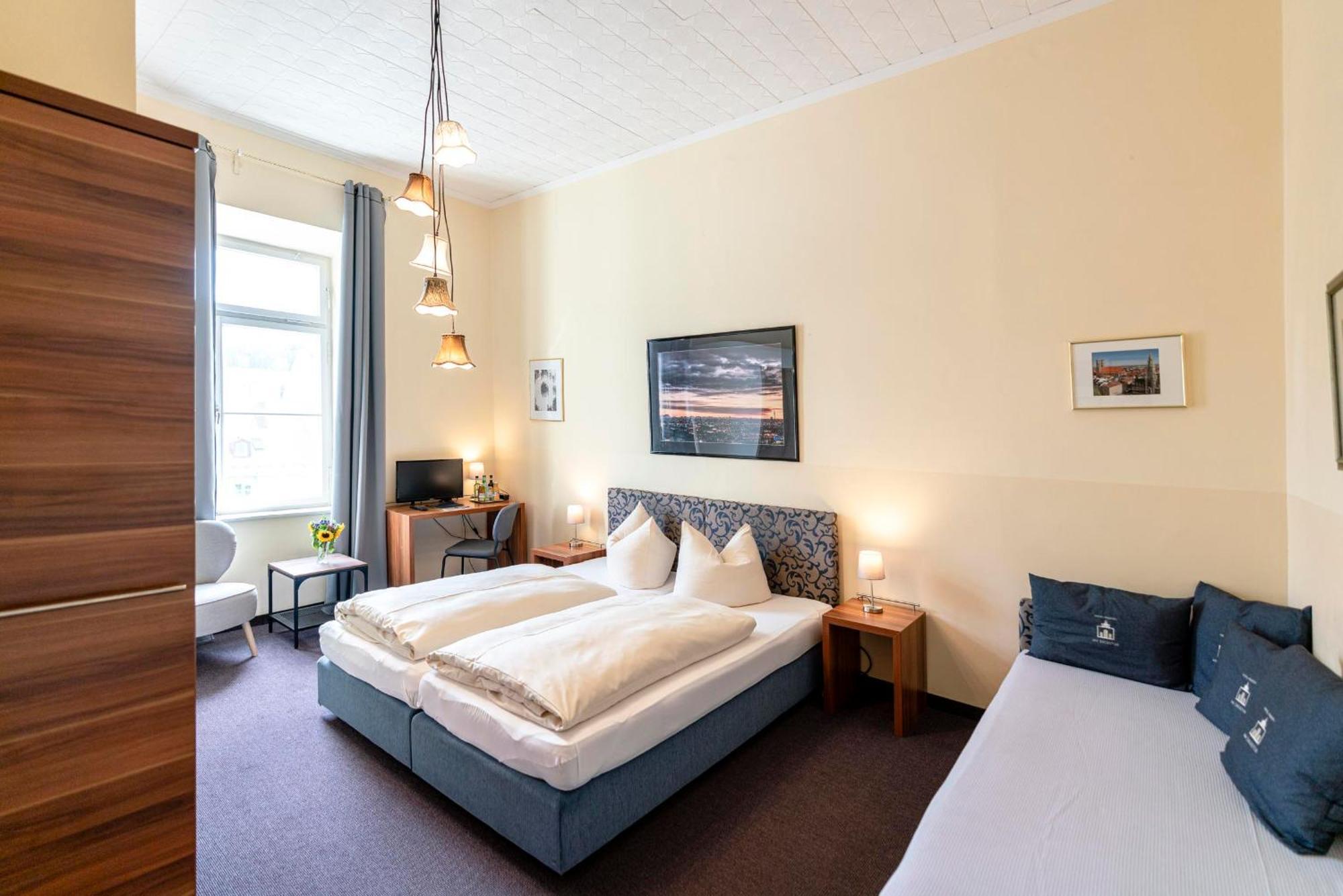 Hotel-Pension Am Siegestor 뮌헨 외부 사진